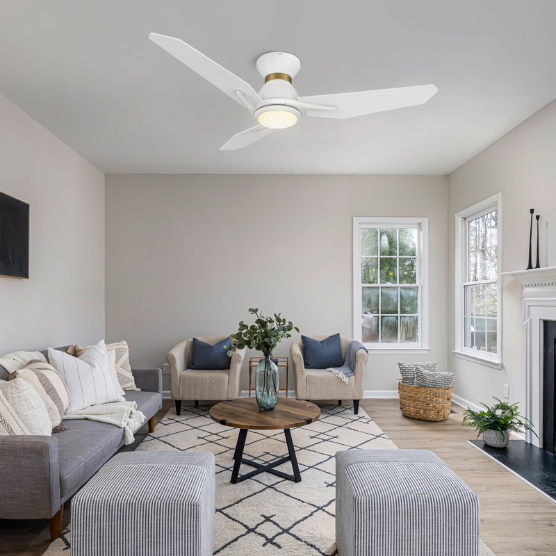 Ventilateur de plafond intelligent avec lumière Gaudenzia