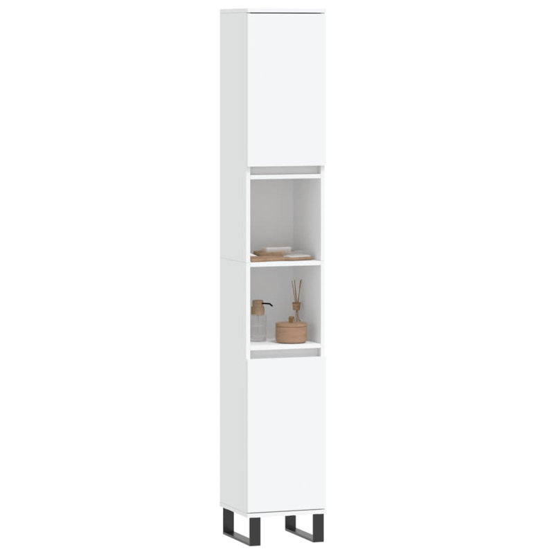Freestanding Bathroom Cabinet, White