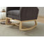 Chaise berçante moderne à haut dossier avec poche latérale pour le salon-1908787989