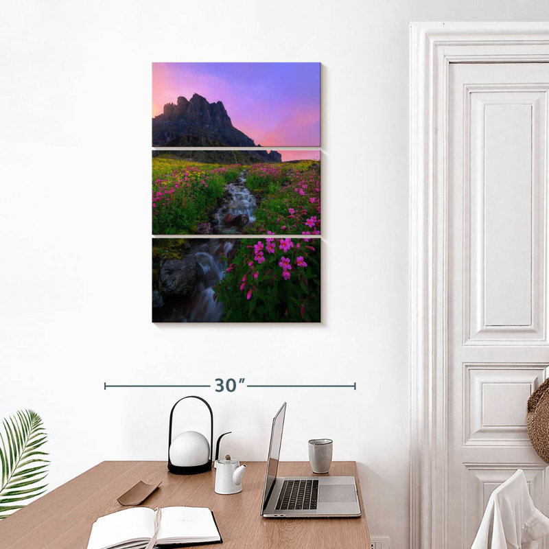 Alvord Scenic Flower Field, H 32 po x l 20 po