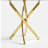 Glass Top Metal Base Dining Table-733146910