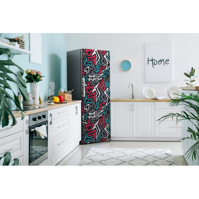 Abstract Door Decal