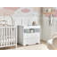 Changing Table Dresser VIRDEN White