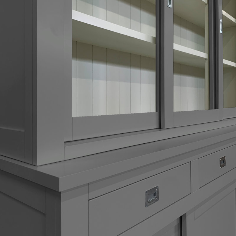 Lemire Standard Display Cabinet, Dusty Grey