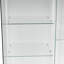 Vitrine à deux zones avec lumières DEL à changement de couleur | 2 vitrines indépendantes, tablettes en verre et sécurité anti-basculement