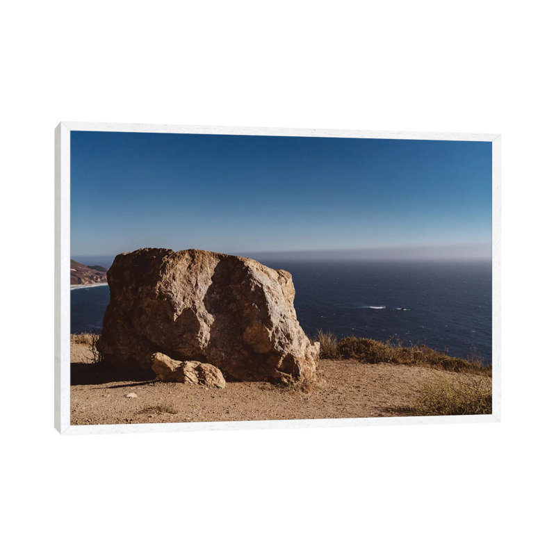 Big Sur California IX by Bethany Young - Print on Canvas, White Framed, 101.6cm H x 152.4cm W x 3.81cm D