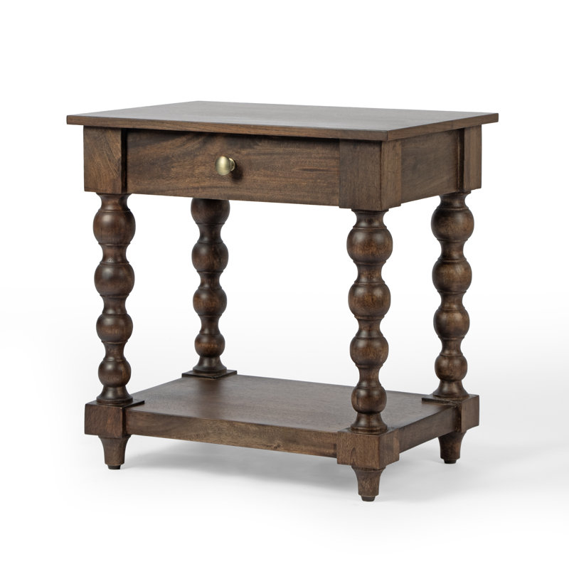 Table de chevet avec tablette Davey Hartwell