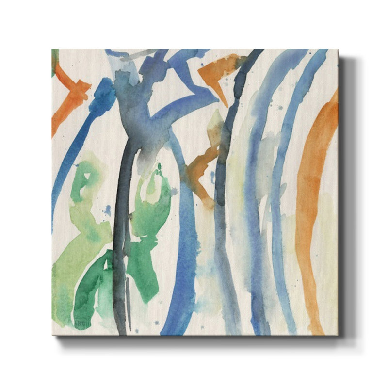 Spanish Tile I-Premium Gallery Wrapped Canvas - Ready to Hang