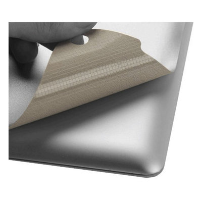 Film de protection argenté en plastique pour iPad Air - Film adhésif haute densité avec couverture des surfaces incurvées