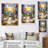 Cactus Forest At Night - Desert Wall Art-1382204510-1382204505-1382204509