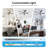 52" 5 - Blade Solid Wood Transitional Modern Dimmable Ceiling Fan with LED Light and Remote-1206102077