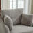 Upholstered Swivel Chair With 2 Side Pillows-213770547
