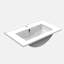 Naylaa 600mm Single Bathroom Vanity with Drop In Ceramic Basin-809901501