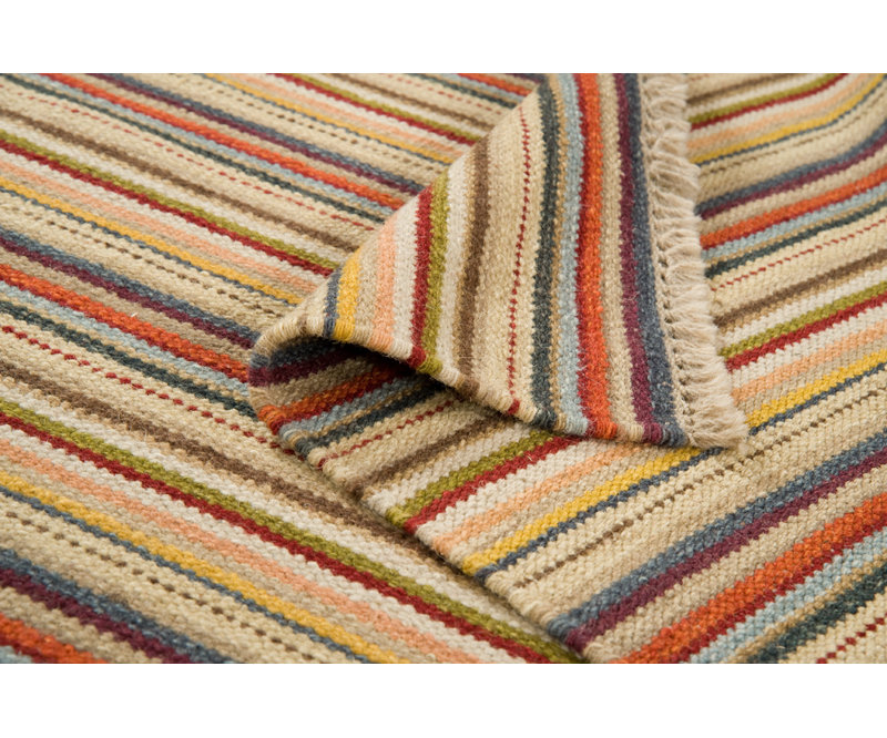City Stripes Wool Striped Indoor Rug, Rectangle 8' x 11'