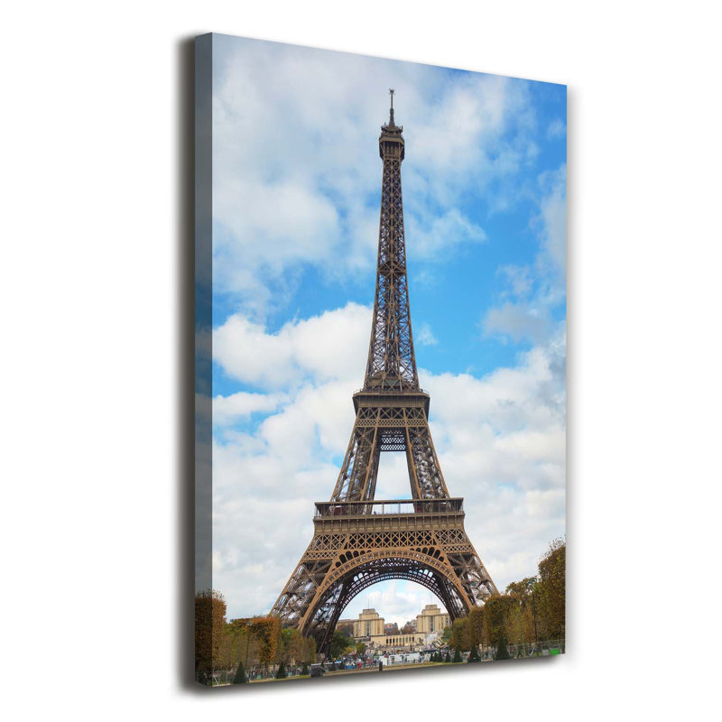 Eiffel Tower Paris - Wrapped Canvas Print