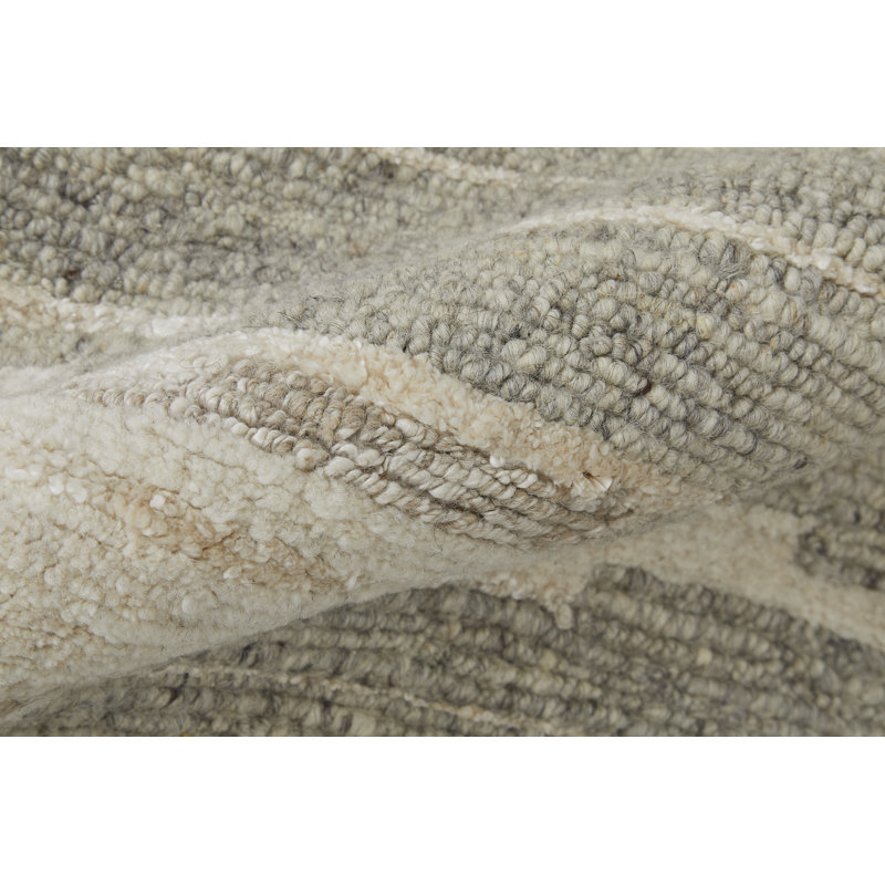 Navaro Wool Abstract Area Rug, Rectangle 5'6" x 8'6"