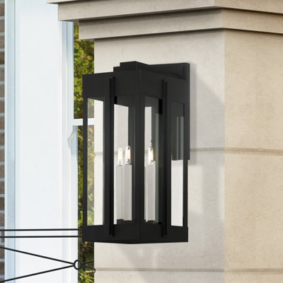 Lanterne murale d'extérieur à 4 ampoules H 28,5 po Ikeisha