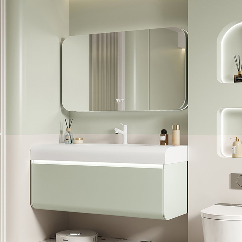 Minimalist style bathroom cabinet