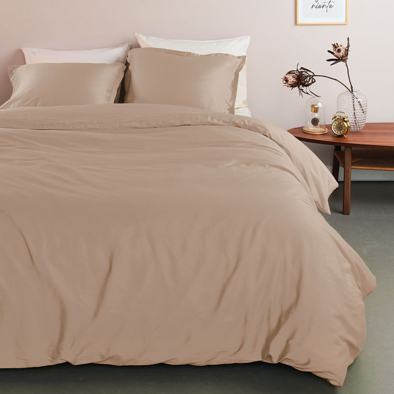 Ensemble de housse de couette réversible 3 pièces Smoothies, Taupe