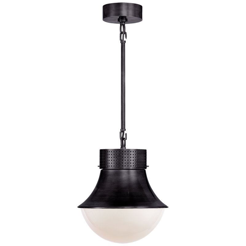 Kelly Wearstler Precision Small Pendant, 12" H x 10" W x 10" D, Bronze