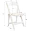 Chaise pliante rembourrée