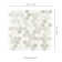 Bianco Dolomite Tibi 11.73 In. X 11.73 In. Polished Marble Mesh-mounted Mosaic Tile