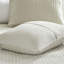 Couette 2 pièces couleur crème pour lit simple/simple XL - Microfibre, rembourrage en coton, réversible, taie d'oreiller anti-transpiration, housse en microfibre lavable à la machine, imperméable
