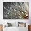 «Winter Feather Water Droplets - Abstract Collages», ensemble d'art mural-54779698-54779693-54779688