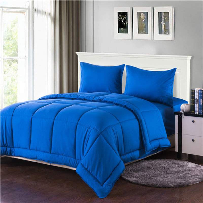 Cotton Box Stitch Comforter Set, California King, Yellow