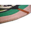 Wool Abstract Area Rug in Green/Orange/Black-57906926