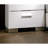 Metal And Wood Nightstand With 2 Drawers-1530814921