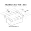 Damione 655mm Single Bathroom Vanity with Integrated Ceramic Basin-1224526115