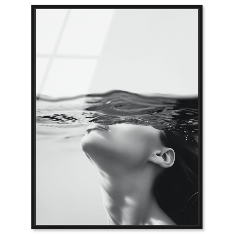 Breathe II Nautical Framed Acrylic by Oliver Gal, 25" H x 21" W