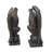 Bronze Eagle on Ball Sculpture Set