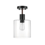 Plafonnier semi-encastré 1 lumière 8 po