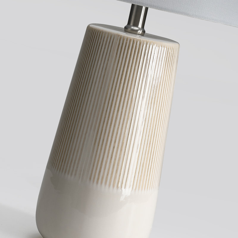 Ensemble de 2 lampes de table en céramique à 3 voies