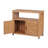 Wooden Patio Bar Table Set With Storage, Buffet Cabinet Sideboard For Outdoor And Indoor-685459897