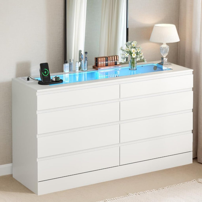 120 cm W Chest of 8 Drawers