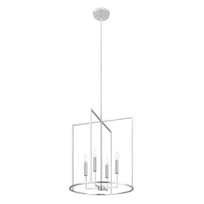 Keldric 4-Light Pendant in Chrome