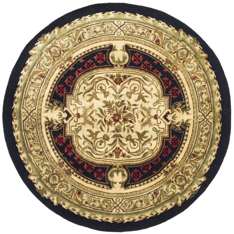 Alger Classic Hand Tufted Wool Oriental Rug, Round 8'
