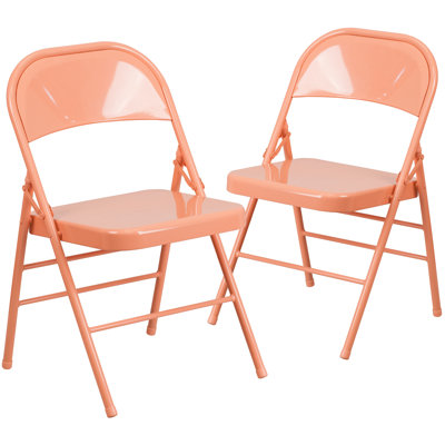 Chaise pliante en métal Oliverson