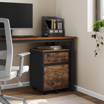 McLoughney 40cm Wide Mobile File Cabinet