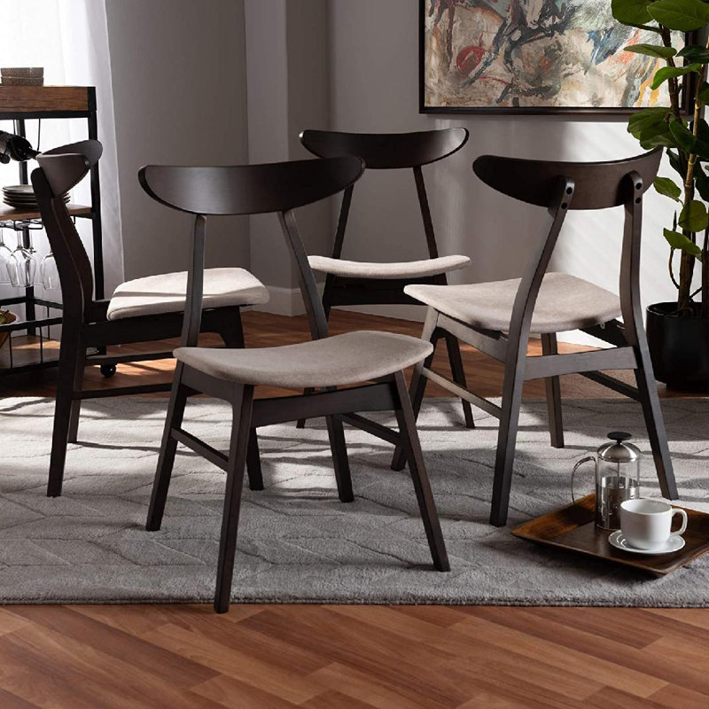 Chikamara 17.91'' H Upholstered Side Chair, Beige