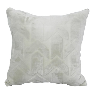 Coussin décoratif en fourrure de polyester 49_17 pouces