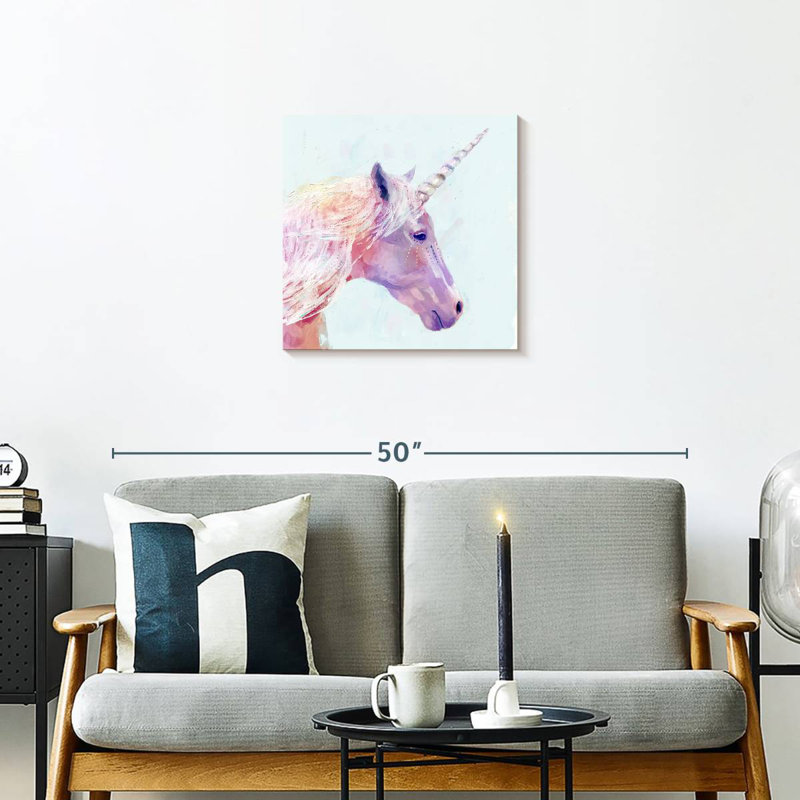 Kelan Mystic Unicorn I, 20" H x 20" W