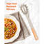 Fourchette à pâtes en silicone, cuillère à nouilles résistante à la chaleur dans la cuisine, passoire à spaghetti sans BPA, 12,8 po -113343131