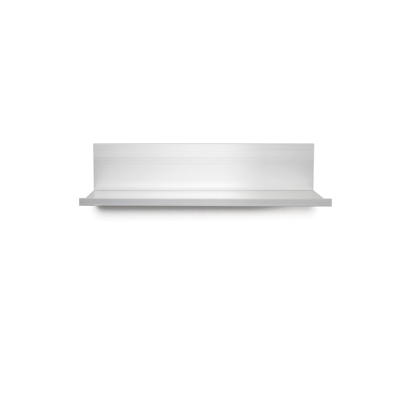 Aayat Metal Floating Shelf, 2.75" H x 12.12" W x 4.87" D, White