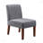 Fabric Accent Chair Set Of 2 With Round Wood Table