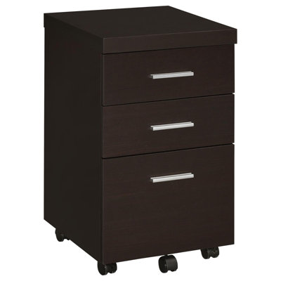 3-Drawer Mobile File Cabinet