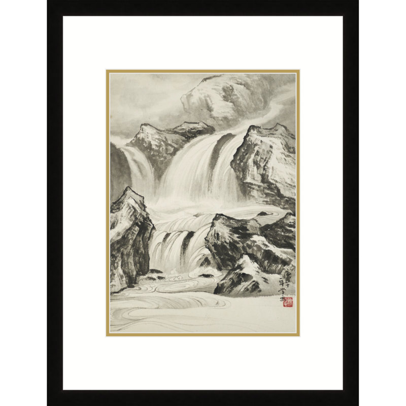 Waterfall by Chen Xiaoping - Single Picture Frame Painting